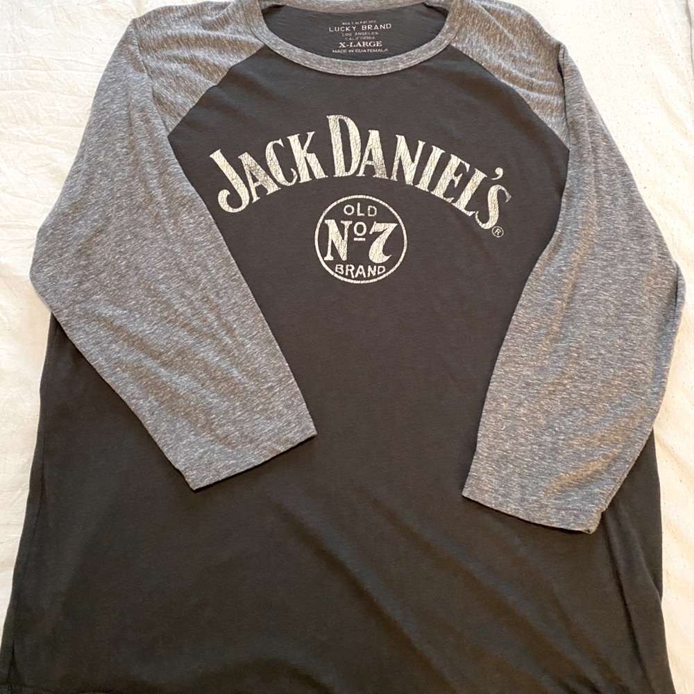 Lucky Brand Jack Daniels Baseball Tee